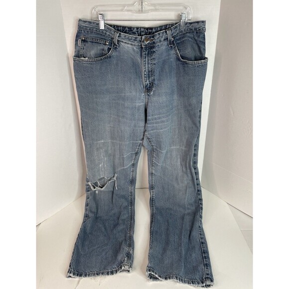 Carhartt Women’s Jeans, 18x32, WB160 VIO, Workwear, Straight leg, Distressed - Picture 3 of 9